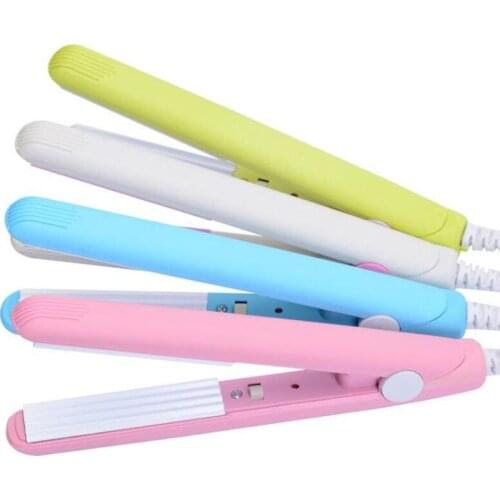 Mini Portable Straight Hair Clip Creative Porcelain Electric Splint Hair Straightener