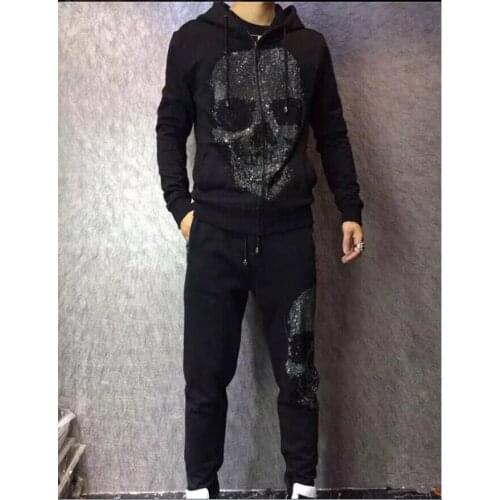 Tracksuits Men Sweatshirt Sporting Sets 2020 Winter Jacket + Pants Casual Clothing Mens Track Suit Sportswear Coat