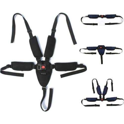 Baby 5 Points Safety Belt Shoulder Crotch Pad For Dinner Chair Baby Stroller Yoya Plus Babalo Cybex Tianrui Bebe Accessories