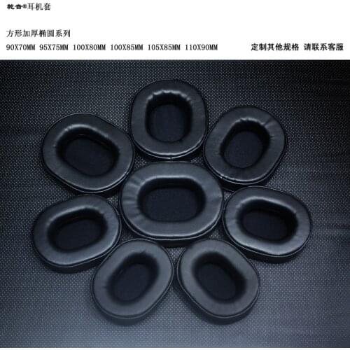 Stereoscopic Soft Foam Ear Pads Cushions For Audio-Technica for Sony Headphones 90X70 95X75 100X80 105X85 110X90MM High Quality