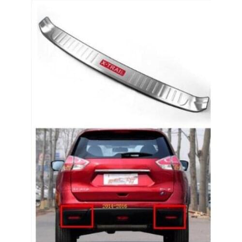 Rogue Stainless Steel Rear Bumper Protector Sill Trunk Guard Cover Trim For Nissan X-Trail X Trail T32 2014-2018 Car Accessories