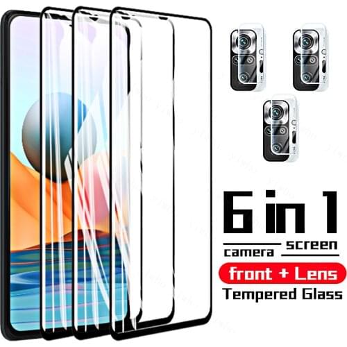 Tempered Glass For Xiaomi Redmi Note 10 Pro 10S 10 5G Screen Protector Camera Lens Film For Redmi Note 10 Pro note10 10Pro Glass