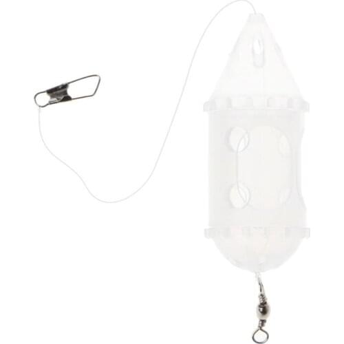 1PC New Small Bait Cage Fishing Trap Basket Feeder Holder Catcher For Angler N0PC