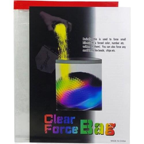 1pcs Clear Force Bag Magic Tricks Mentalism Magic illusion Professional Magician Gimmick