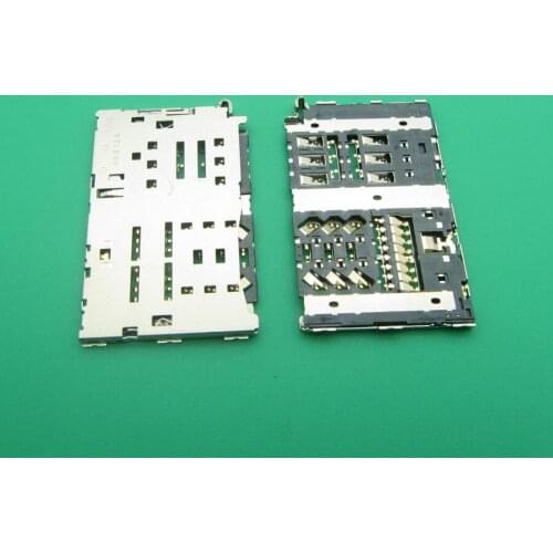 1pcs SIM Card Reader Slot tray Holder Connector module for LG G6 H870 H870DS LS993 VS988 H872 socket