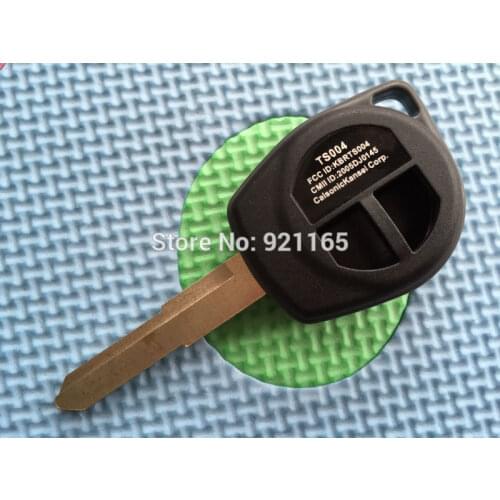 10Pcs/Lot Of New Replacement Key Blank For Suzuki SWIFT SX4 INGIS SPLASH WAGON R ALTO 2 Button Remote Fob Case Car Accessories