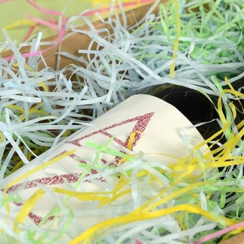 100g 4 Colors Mixed Grass Shredder Silk Gift Box Fill Decorative material DIY Candy Box Wrapper scraps Decor