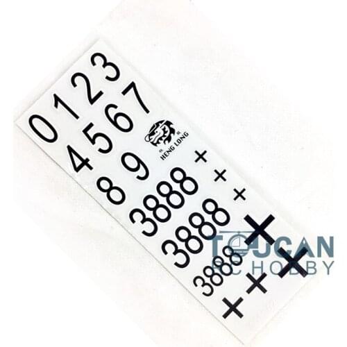 2.4Ghz HengLong 1/16 Scale German King Tiger RC Tank Model 3888 Accessory Decal Paste Sticker TH00380