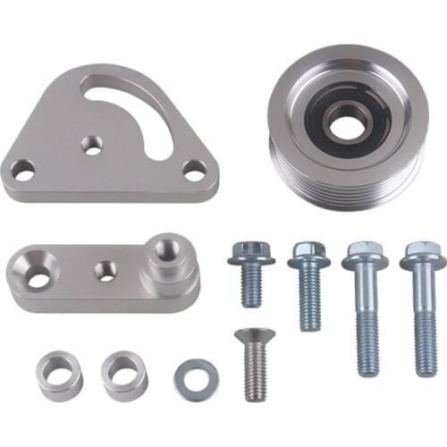 For Chevrolet Camaro Pontiac Firebird 1998-2002 LS1 Billet Aluminum Manual Belt Tensioner with Pulley