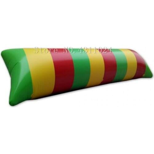 Free Shipping 8*3m Inflatable Water Ejection Bag Inflatable Airbag Inflatable Air Cushion Inflatable Water Toy Air Jumping Blob