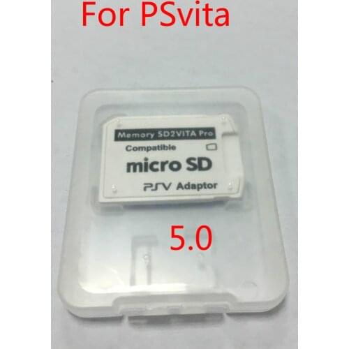 Free shipping for 1pc Version5.0 SD2Vita For PSVita PSV PS VITA Game Card Micro SD Adapter 3.60 System 256GB