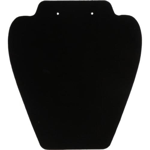 Black Velvet Earrings Necklaces Jewelry Display Stand with Reinforced Bracket