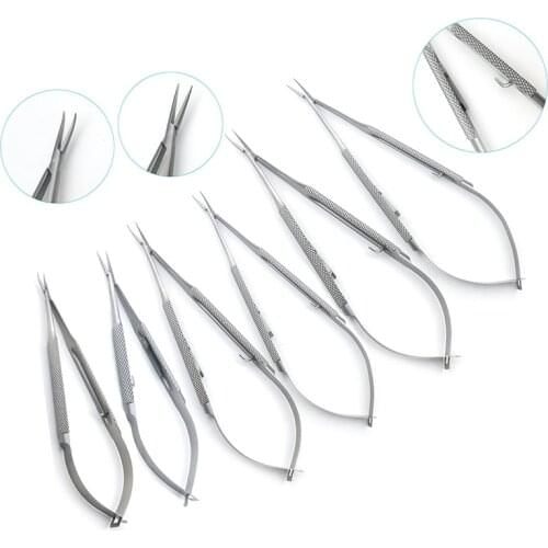 Castroviejo Needle Holder with lock stainless steel For Dentist instrument Ophthalmic surgery instrument