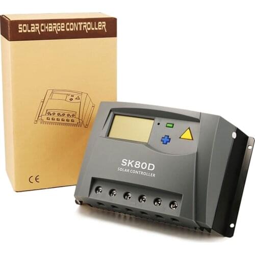 100A 80A 12V 24V 48V solar panel charge controller Solar PV Battery Charger with LCD Display and communication function optional