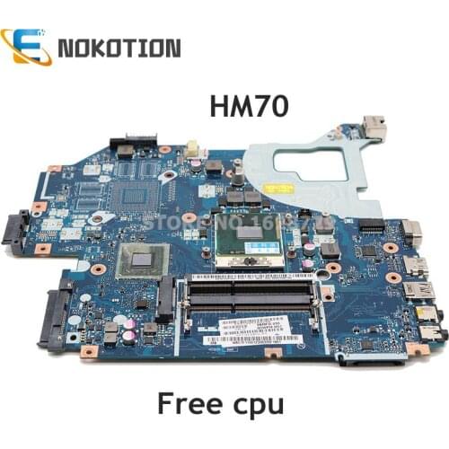NOKOTION Q5WV1 LA-7912P Mainboard For Acer E1-571G V3-571G V3-571 NV56R PC motherboard NBC1F11001 HM70 DDR3 free cpu