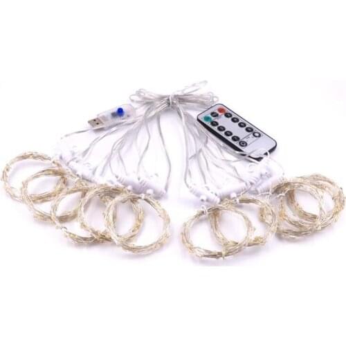 Twinkle String Copper Wire Light USB LED DIY Home Party Wedding Fairy Lights Curtain Backdrop home decor birthday