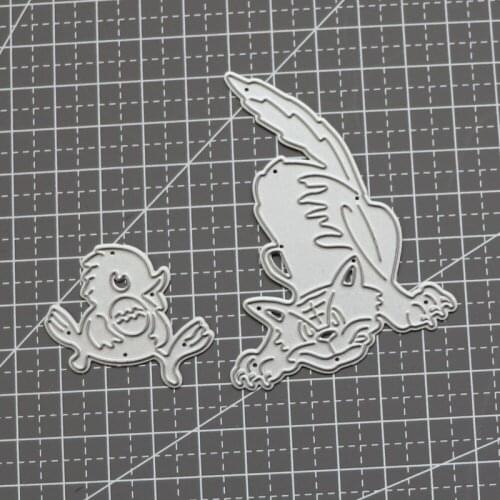 Animal Tiger Chick Metal Cutting Dies DIY Etched Die Craft Paper Card Making Scrapbooking Embossing