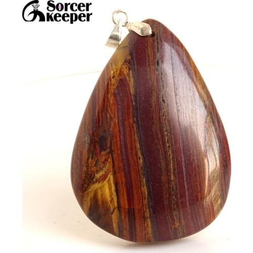 Mens Fashion Jewelry Natural African Lron Tigers Eye Pendant Necklace Hawks Eye Gem Timeless Gift For Boyfriend BS889