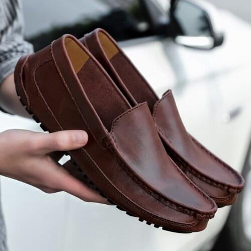 Casual Male Shoe Casual Leather Shoes Shoe Man For Men 2020 New Breathable Spring Mens Hot Sale Causal Flat Genuine