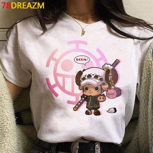 Luffy Zoro summer top top tees male vintage print harajuku kawaii japanese tumblr tshirt couple clothes