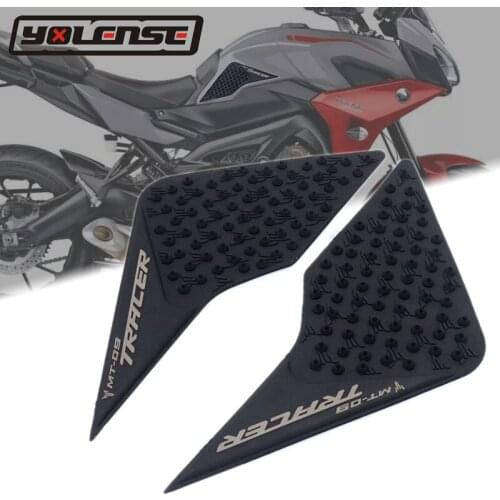 For YAMAHA MT-09 Tracer MT 09 MT09 2015-2019 2017 Motorcycle Tank Pad Protector Sticker Decal Gas Knee Grip Traction Pad Side