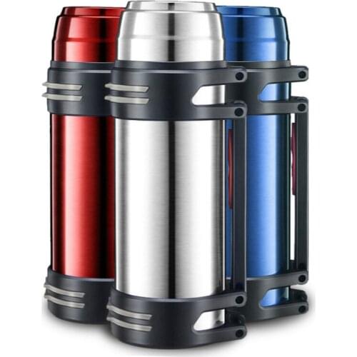 New Large-capacity Stainless Steel Thermos Mug Portable Heat Preservation Water Bottle Outdoor Travel Sports Hot Water Bottle
