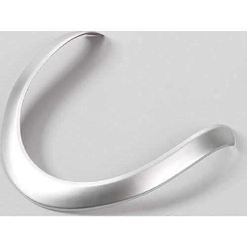 Fit For 2015 Suzuki Jimny Car Steering Wheel Trim Styling Sequins U Type Decoration Strip Sticker ABS Matte Silver