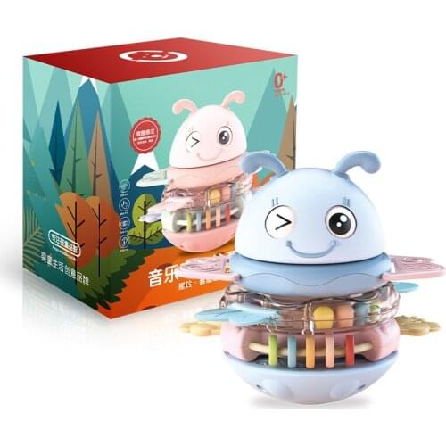 Montessori Music Toys For Newborns 0 12 Months Rattles Teethers For Baby Boys 13 24 Month Educational Musical Tumbler Kids Gifts