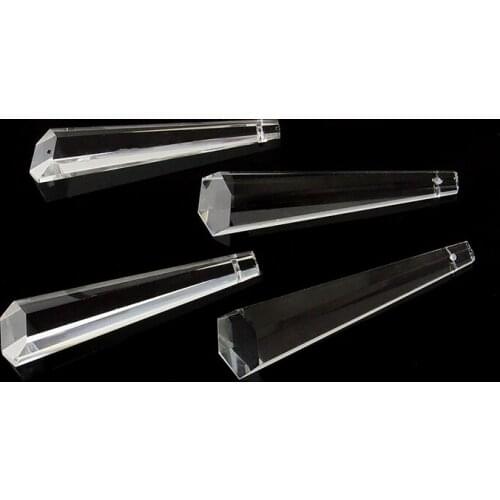 63mm/76mm Glass Crystal Prisms Pendants A Chandeliers Parts Lustres Clear Lamp Lighting Hang Drops