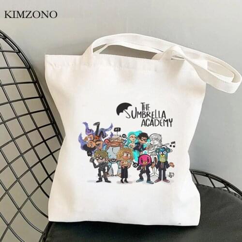 The Umbrella Academy shopping bag bolso bolsas de tela handbag reusable bolsa bag reciclaje foldable sac cabas custom