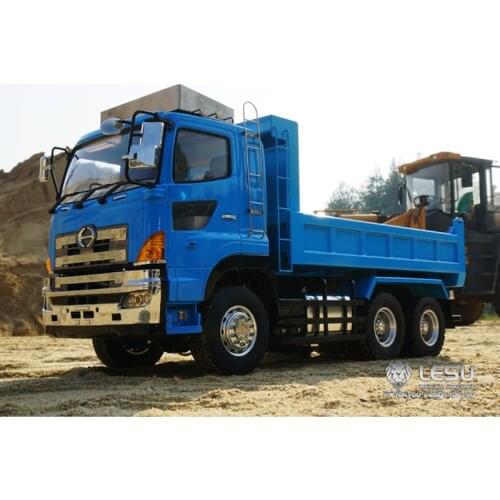 1/14 dump truck Hino700 full drive 6X6 hydraulic F frame hydraulic cylinder dump truck model LS-20130014 RCLESU Tamiya truck