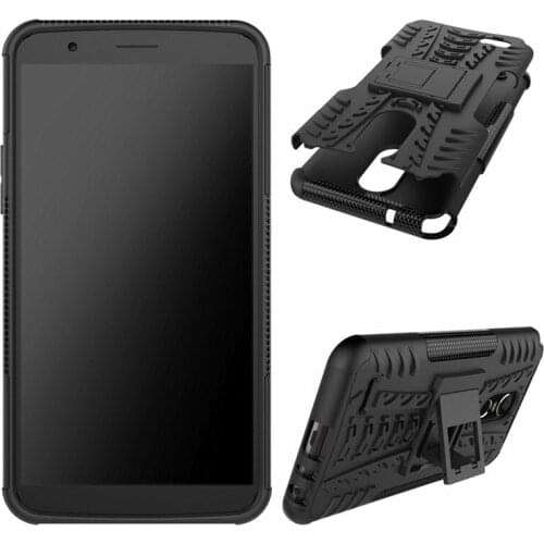 1.Dual Layer 2in1 Kickstand Anti-Knock Phone Case For LG Stylus 3 5.7"Cover Silicon&Plastic Armor Shockproof Back Protector Case