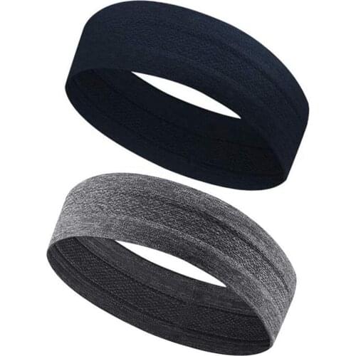 1pc Sports Yoga Sweatband Unisex Elastic Gym Cycling Basketball Sweat Headband Women Men Fitness Breathable Hair Band
