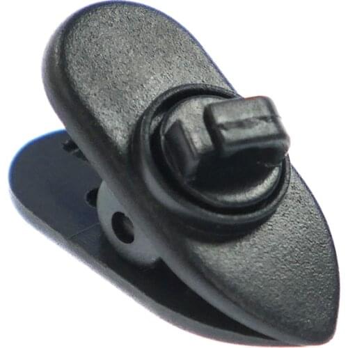 2Pcs Rotary Earphone Clip Headset Earphone Cable Wire Cord Lapel Collar Nip Clamp Holder Mount Black White Earphone Accessories