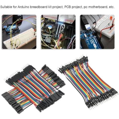 40 Pin 10cm Dupont Jumper Line Cable Male To Female Line Cable Male Male To Female To Female Rehearsal H2I1