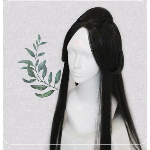 Shaped princess hair products long straight vintage hair classic dance accessories chinese ancient dynasty women cosplay
