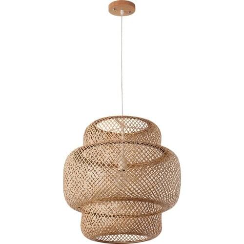 Bamboo pendant lamp Japanese pendant lamp Southeast asia pendant light Cottage lightings Classic pendant lights E27 pendant lamp