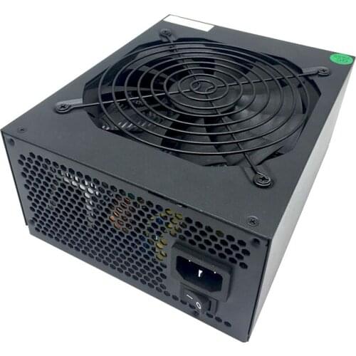 Full Modular Bitcoin Mining Power Supply PSU 1600W 220v 80 Plus Gold for Ethereum Rig Support 6 Graphics