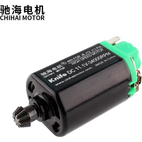 ChiHai Motor CHF-460SA-11340 short Axis high speed AEG Gearbox Motor for J8 J12 J13 P90 11.V 34000rpm toy DIY