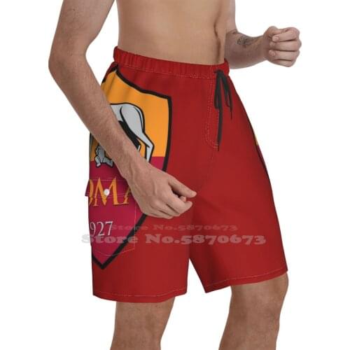 Breathable Personality Holiday Beach Shorts Supercoppa Italiana Serie A Tyrian Purple Gold Wolves I Lupi Stadio Olimpico