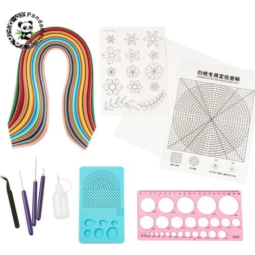 Pandahall 1 Set DIY Tools Paper Quilling Tools for DIY Jewelry Making Tools Accessories Mixed Color 205x145x0.5mm