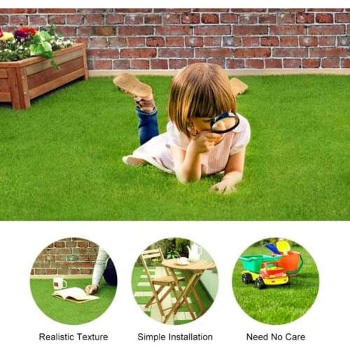 30x30cm Artificial Miniature Garden Ornament DIY Craft Articial Lawn Grass for Wedding Xmas Party Decoration Home Decor