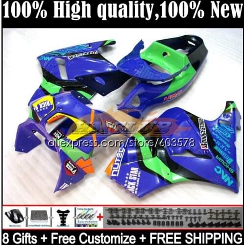 Body For HONDA RVF VFR 400 R RR CC NC35 94 95 96 97 98 36CL.62 VFR400 R V4 VFR400R 1994 1995 1996 1997 1998 Fairing Stock blue