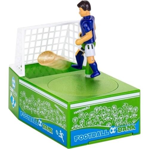Novelty gift cartoon football savings pot electric piggy bank Soccer Player Goal Kicking Coin Bank Football Piggy Bank Money Box