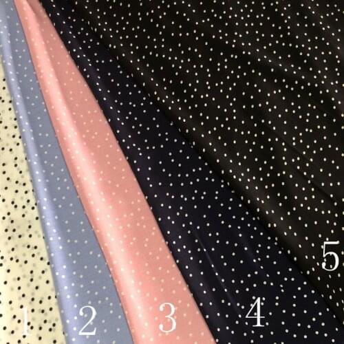 Wavelet fabrics 2019 autumn dress cloth thin material soft hang down feeling good dress coat fashion cloth / 1 m