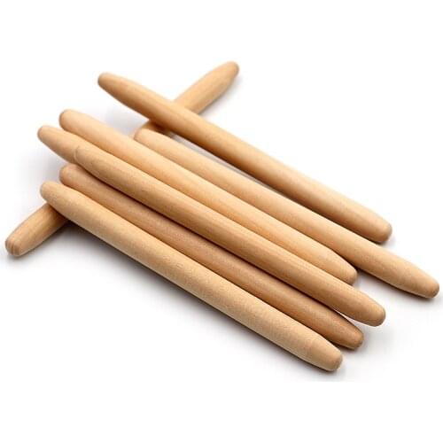 4 Pcs Wooden stick Beekeeping Tool Bee Queen Stylobate Rod Queen Standard Wax Bowl Cell Yukon King Rod Machine System