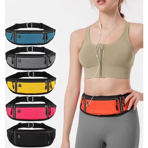Professional Running Waist Bag Sports Belt Pouch Mobile Phone Case Men Women Hidden Pouch Gym SportsBags Running Belt Waist Pack