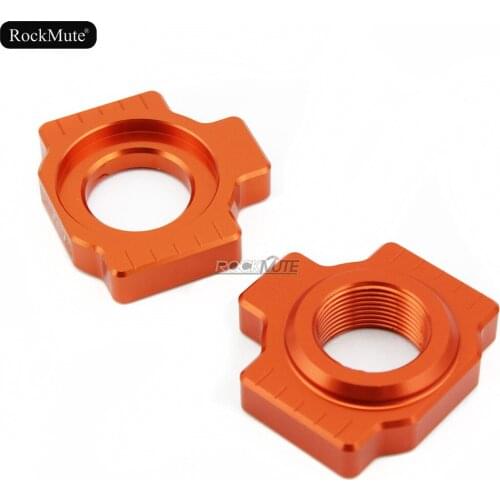 Chain Adjuster For KTM EXC/SIX-DAYS EXC-F XC-W XCF-W 125 150 200 250 300 350 380 400 450 500 520 525 Regulator Sliders Orange