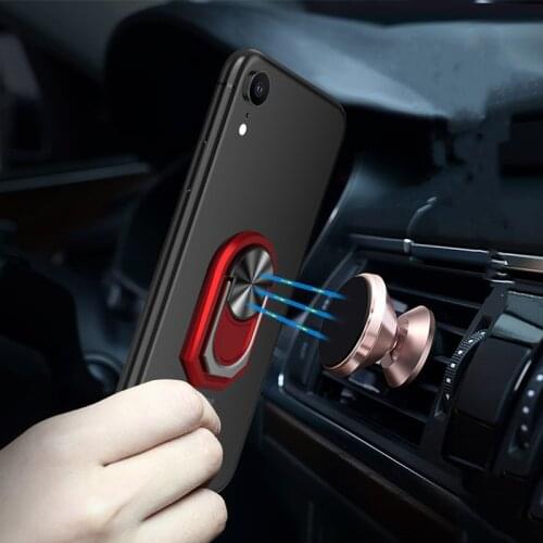 Phone Holder Rotating Folding Metal Finger Ring Holder Magnetic Mobile Phone Car Holder Mobile Phone Tablet Bracket Universal
