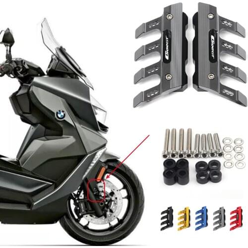 With Logo For BMW C400GT C400X C400 GT X Motorcycle Front Fork Protector Fender Slider Guard Accessories Mudguard